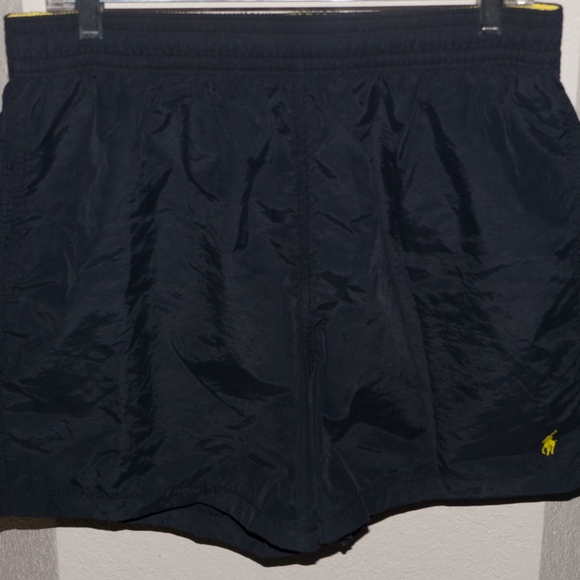 POLO Ralph Lauren. MENS BLACK LRG SWIM SHORT NWOT - Picture 1 of 6